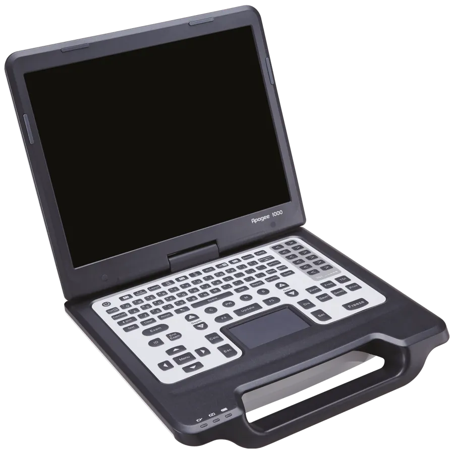 Aparelho De Ultrassom Portátil Apogee 1000 Lite — equipamento médico distribuído pela 1000Medic