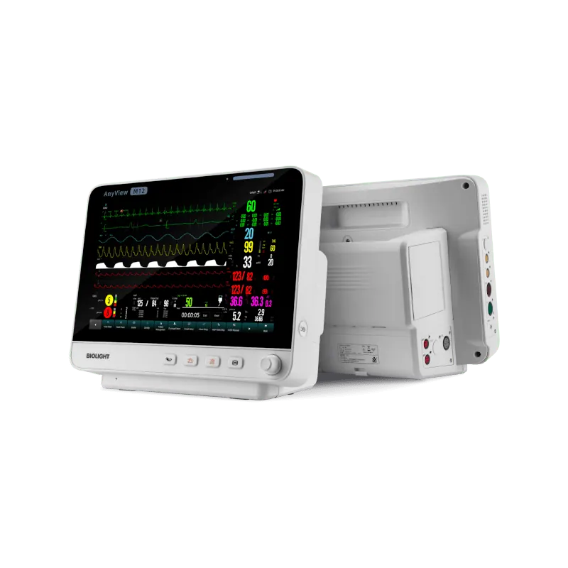 Monitor Multiparâmetro M12 — equipamento médico distribuído pela 1000Medic