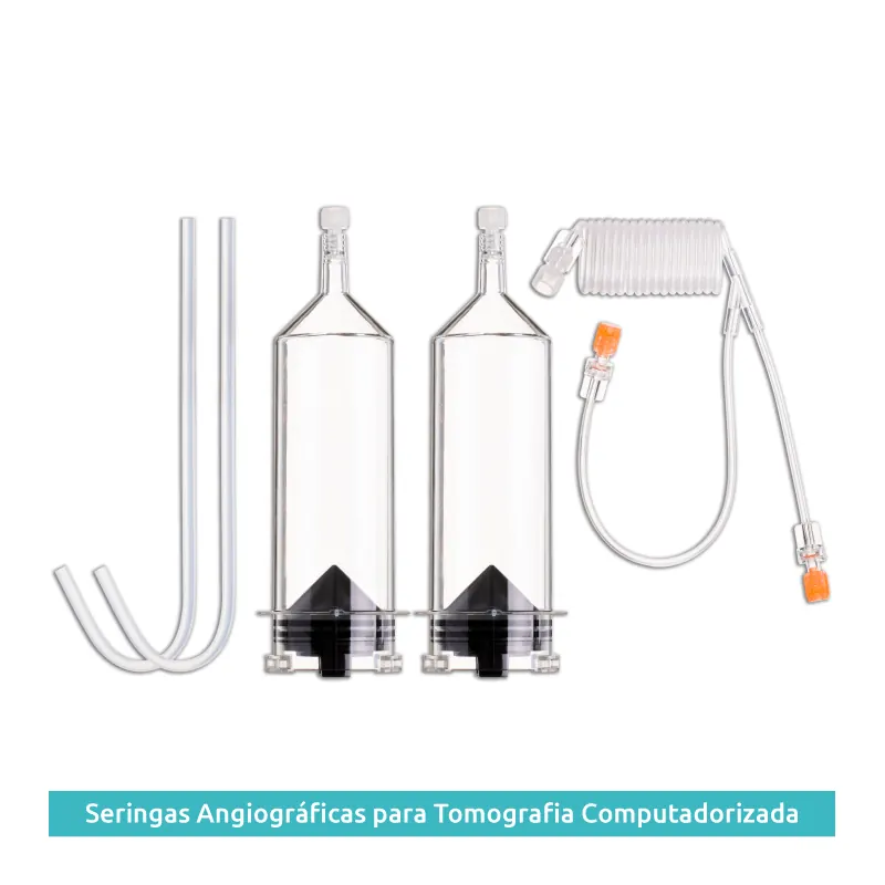 Seringa Angiográfica para Tomografia – TC — equipamento médico distribuído pela 1000Medic
