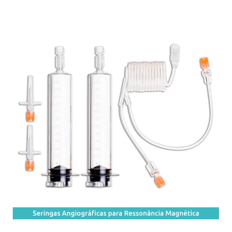 Seringa Angiográfica para Ressonância – RM — equipamento médico distribuído pela 1000Medic